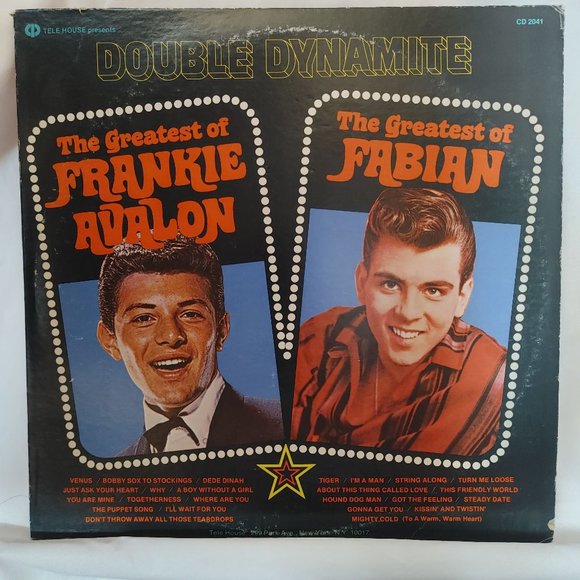 Vintage Double Dynamite - The Greatest Of Frankie Avalon / Fabian [CD2041] LP 12 - Picture 1 of 2